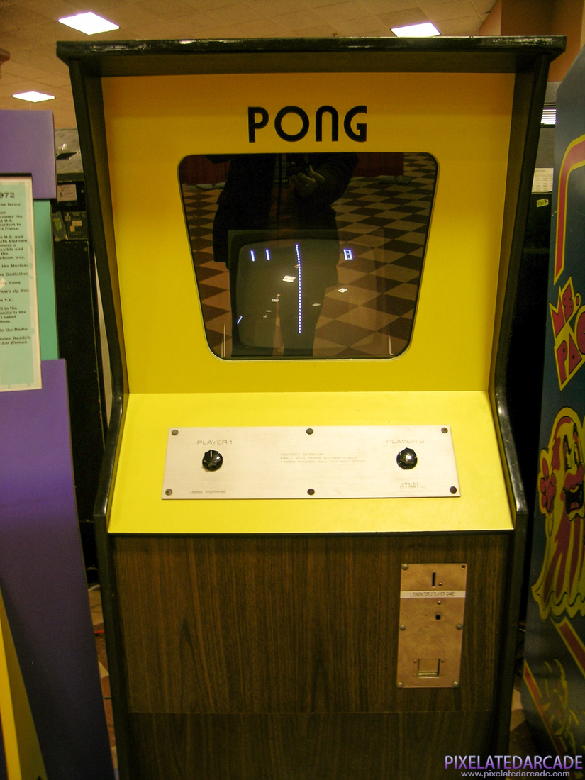 Pong Photo: Pong arcade cabinet
