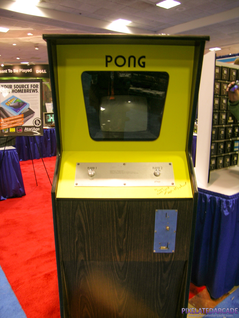 Pong Photo: Pong arcade cabinet
