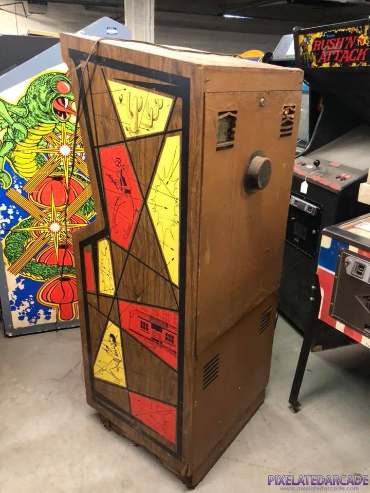 Gun Fight Photo: Gun Fight arcade cabinet - Back