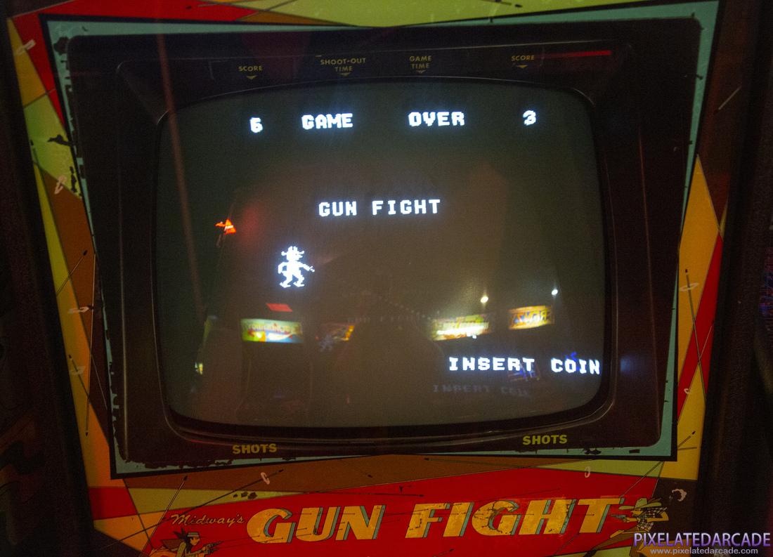Gun Fight Photo: Gun Fight arcade cabinet - Monitor