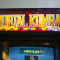 Mortal Kombat arcade cabinet - Marquee