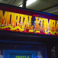 Mortal Kombat arcade cabinet - Marquee