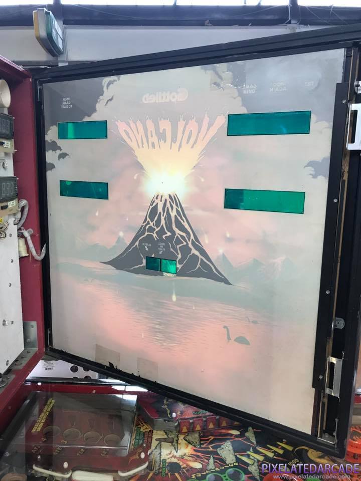 Volcano Photo: Backglass (reverse side)