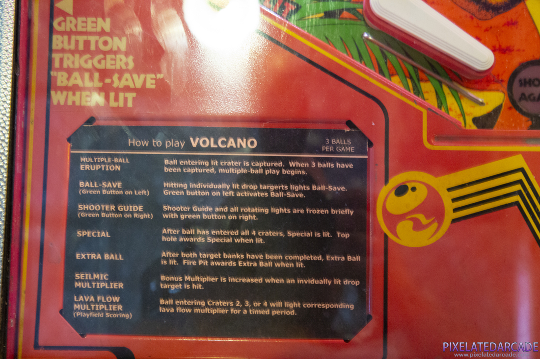 Volcano Photo: Instruction card