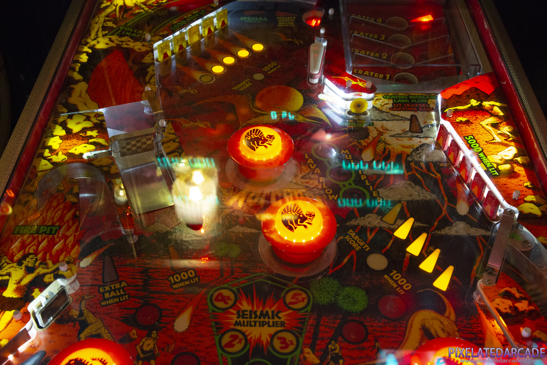 Volcano Photo: Upper playfield