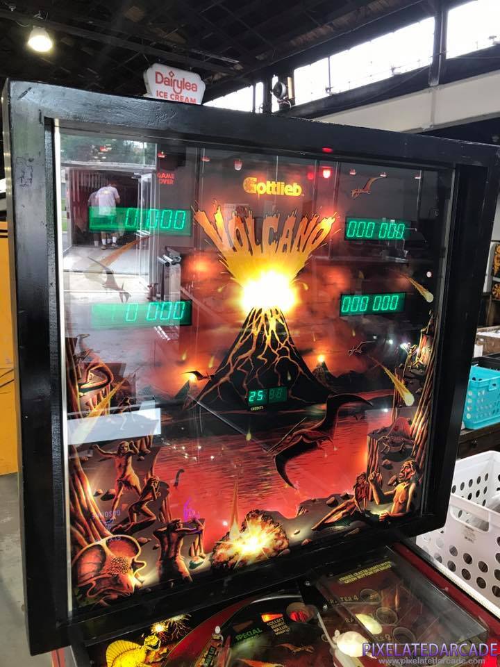 Volcano Photo: Backglass