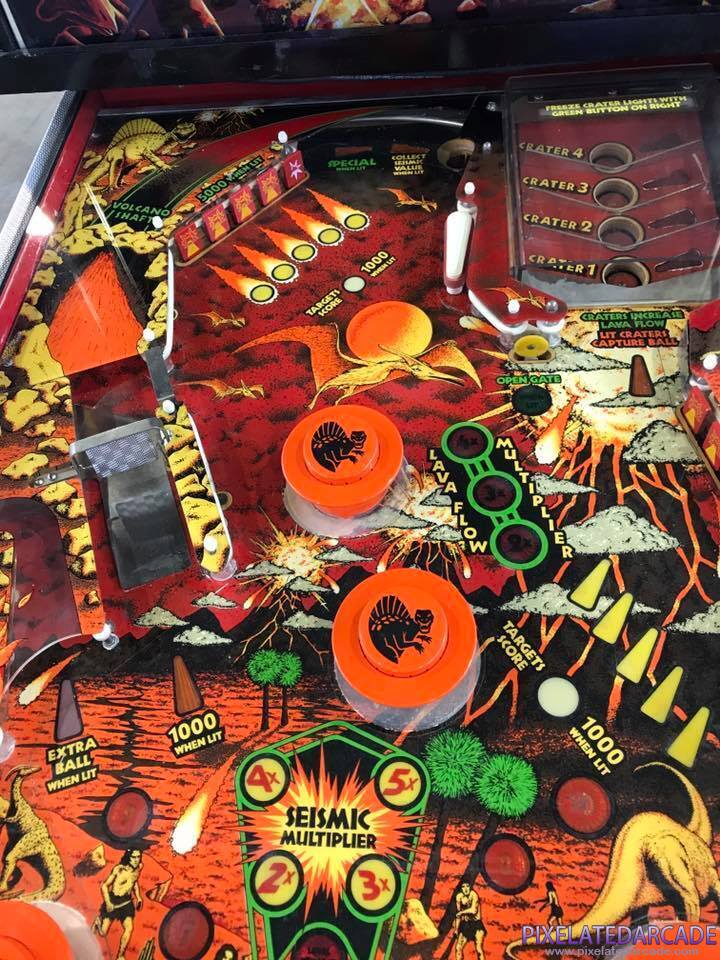 Volcano Photo: Playfield closeup