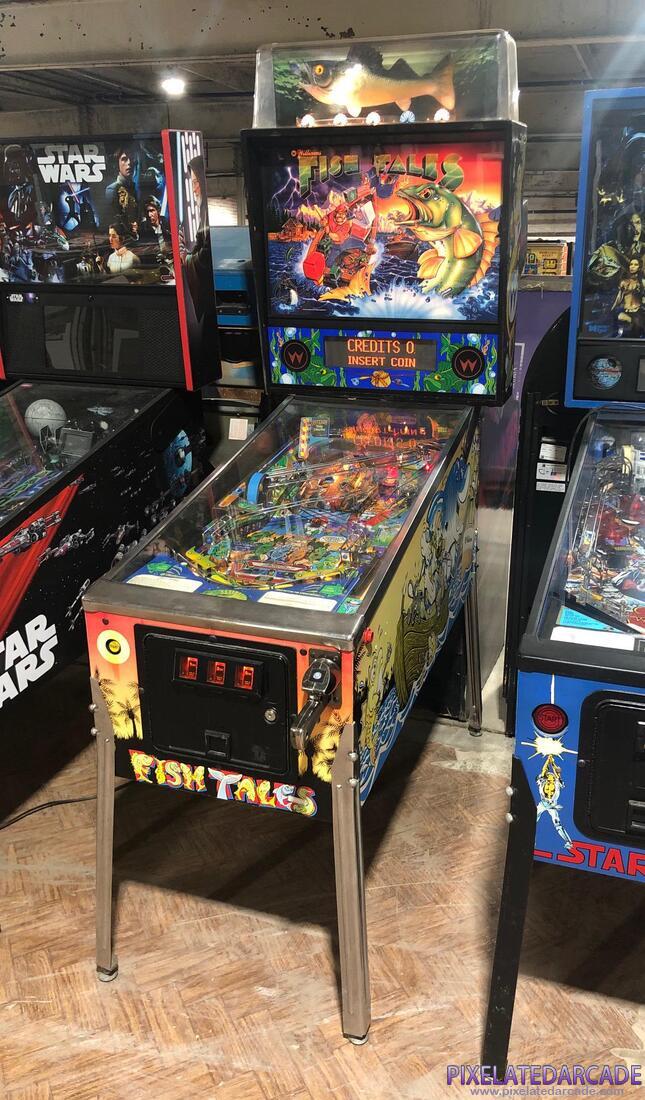 Fish Tales Photo: Fish Tales pinball cabinet