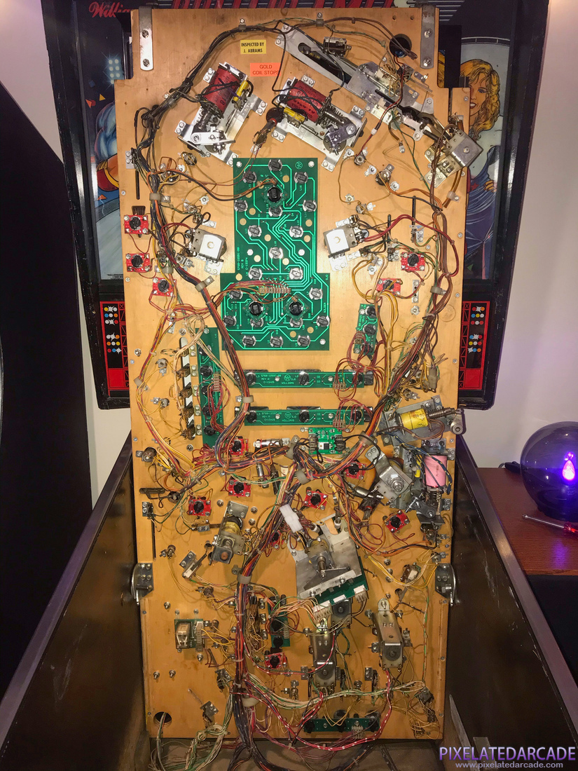 Rollergames Photo: Rollergames cabinet - Beneath playfield