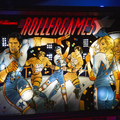 Rollergames backglass illuminated.