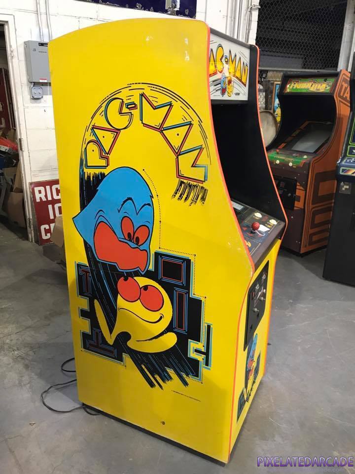 Pac-Man Photo: Pac-Man arcade cabinet side artwork