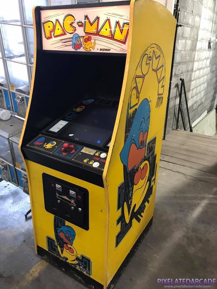 Pac-Man Photo: Pac-Man arcade cabinet