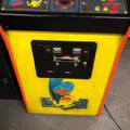 Pac-Man arcade cabinet - controls and coin box