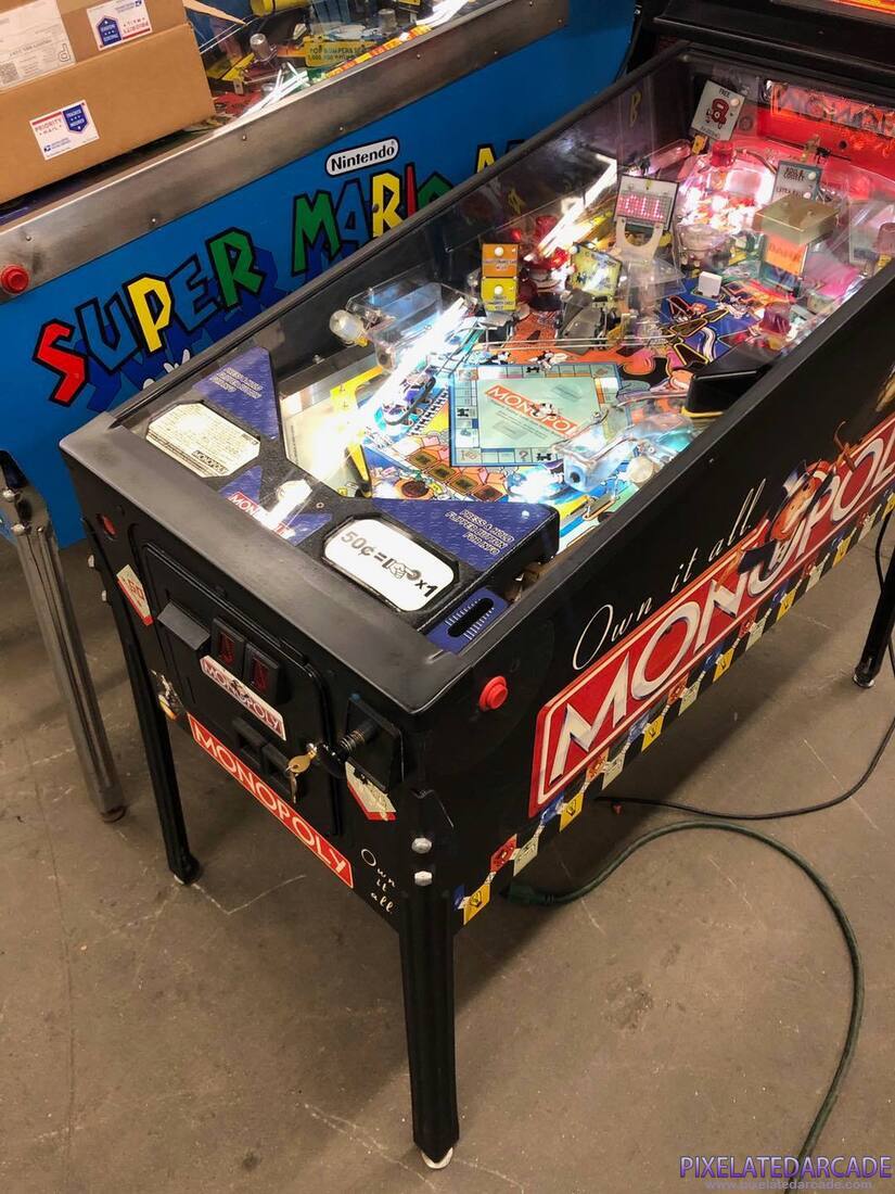 Monopoly Photo: Monopoly pinball cabinet - Playfield
