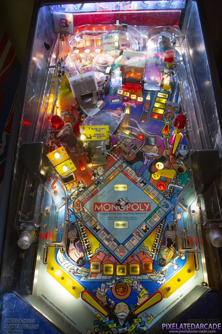 Monopoly Photo: Monopoly pinball cabinet - Playfield