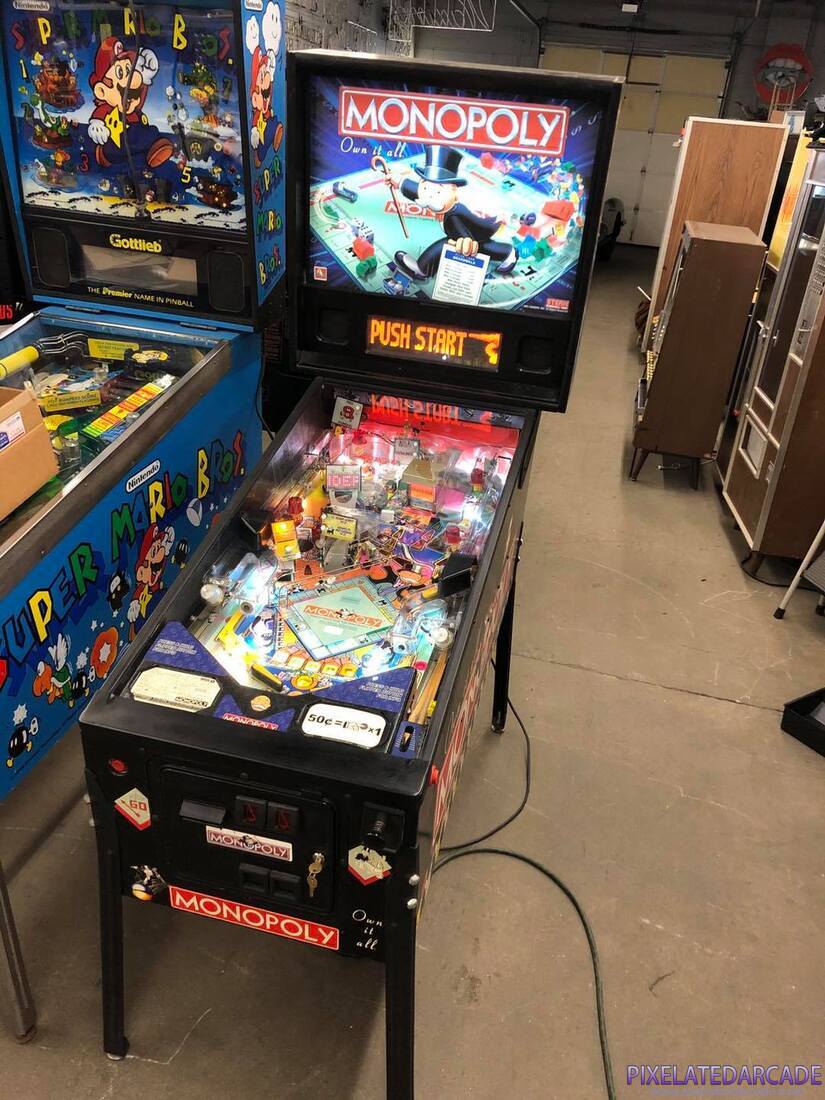 Monopoly Photo: Monopoly pinball cabinet