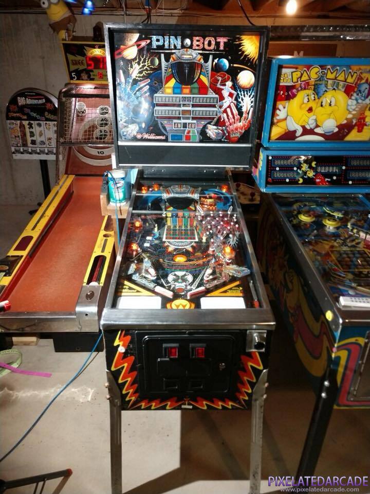 PIN•BOT Photo: Pin-Bot cabinet
