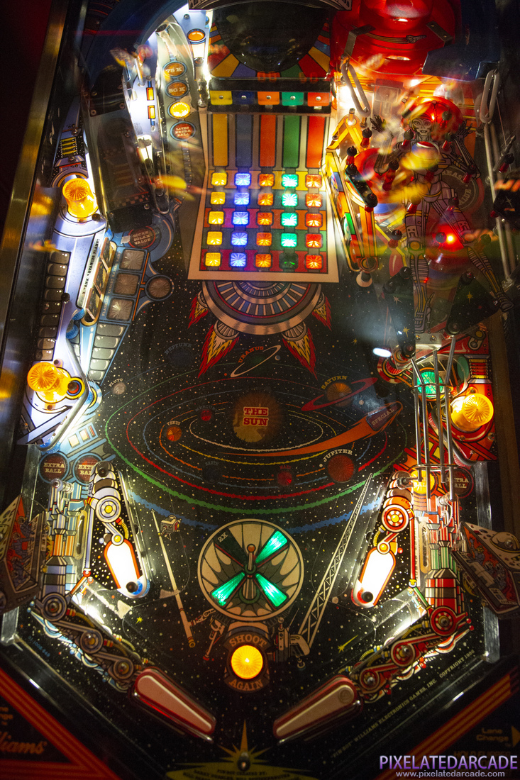 PIN•BOT Photo: Pin-Bot playfield