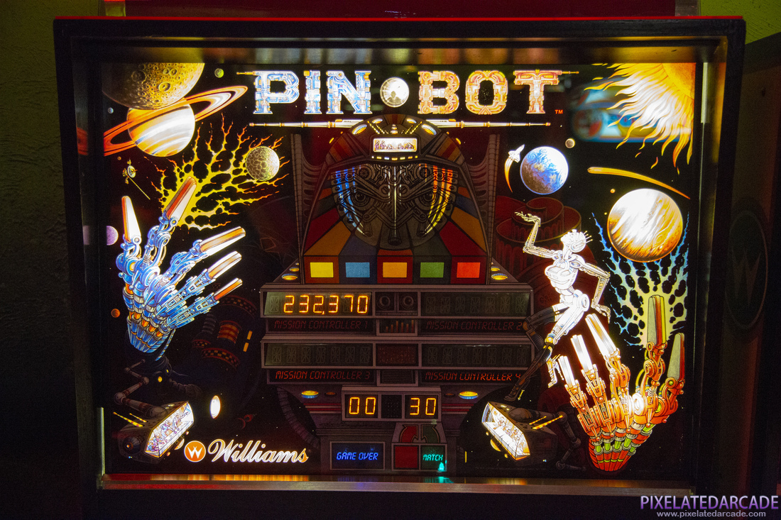 PIN•BOT Photo: Backglass