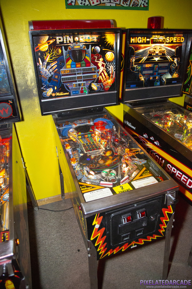 PIN•BOT Photo: Pin-Bot cabinet