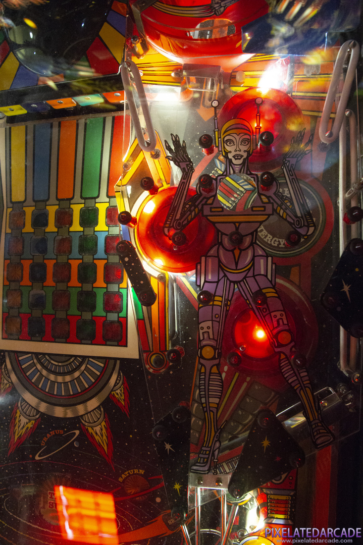 PIN•BOT Photo: Playfield detail