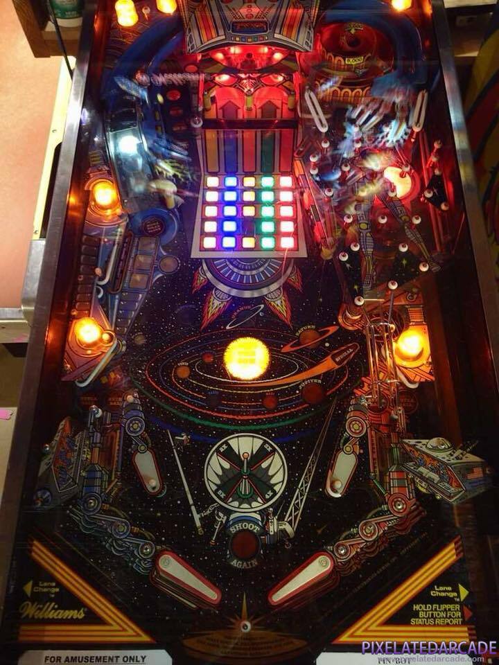PIN•BOT Photo: Pin-Bot playfield