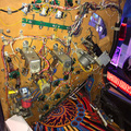 Black Knight 2000 pinball cabinet - Beneath upper playfield