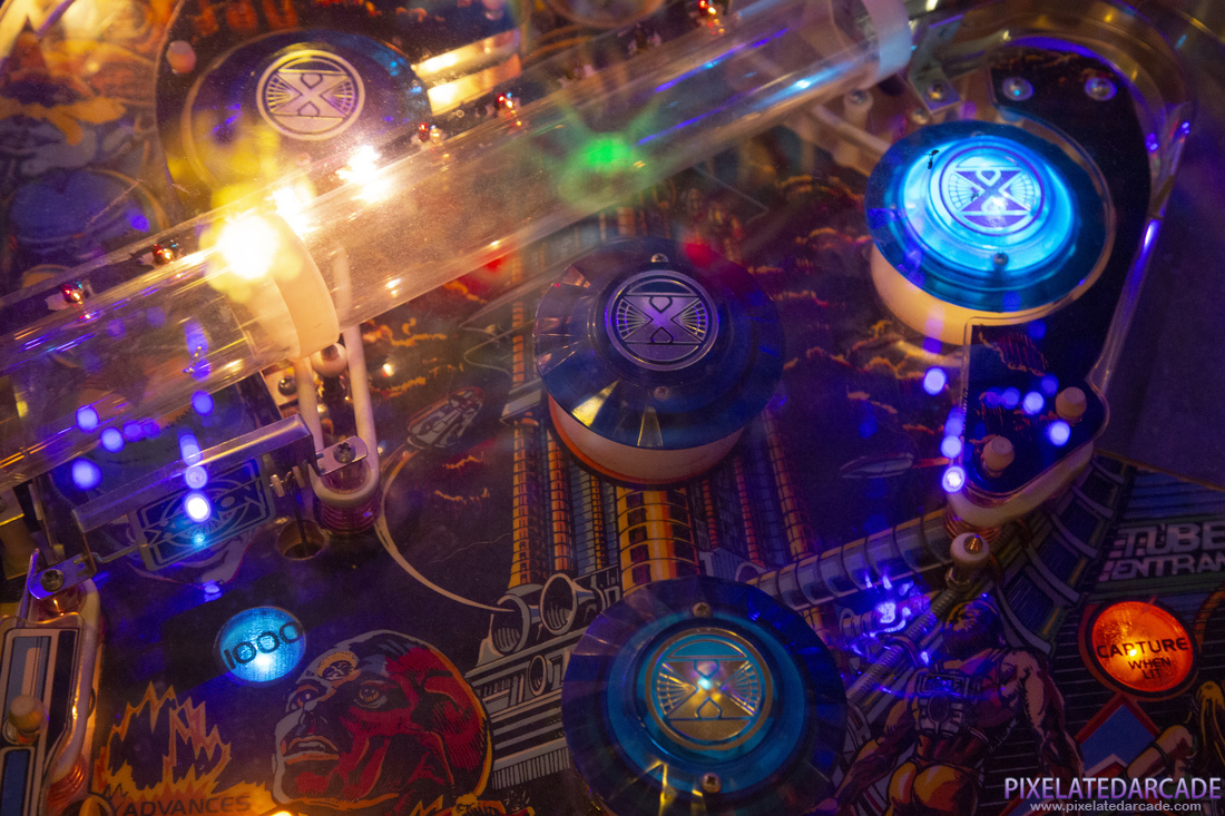 Xenon Photo: Xenon playfield detail