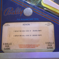 Scoring card
