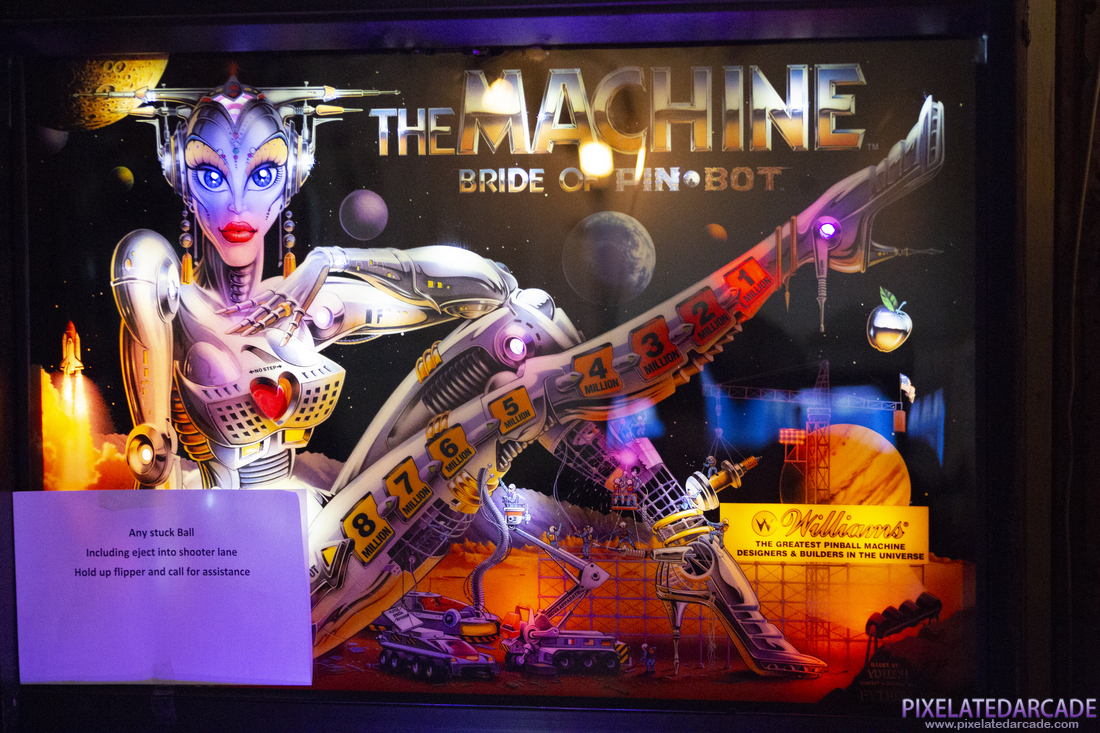 Machine: Bride of PIN•BOT, The Photo: Backglass