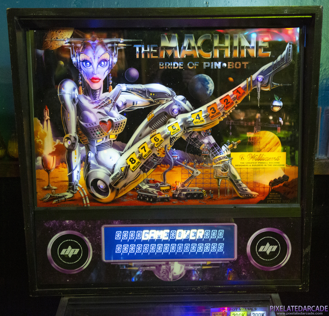 Machine: Bride of PIN•BOT, The Photo: Bride of Pin-Bot - Backbox