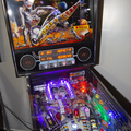 Bride of Pin-Bot cabinet - Backbox and upper playfield