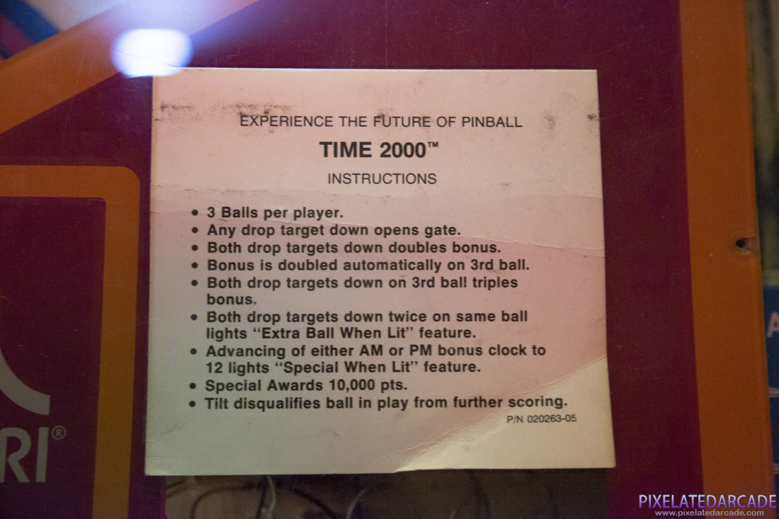 Time 2000 Photo: Time 2000 scoring card