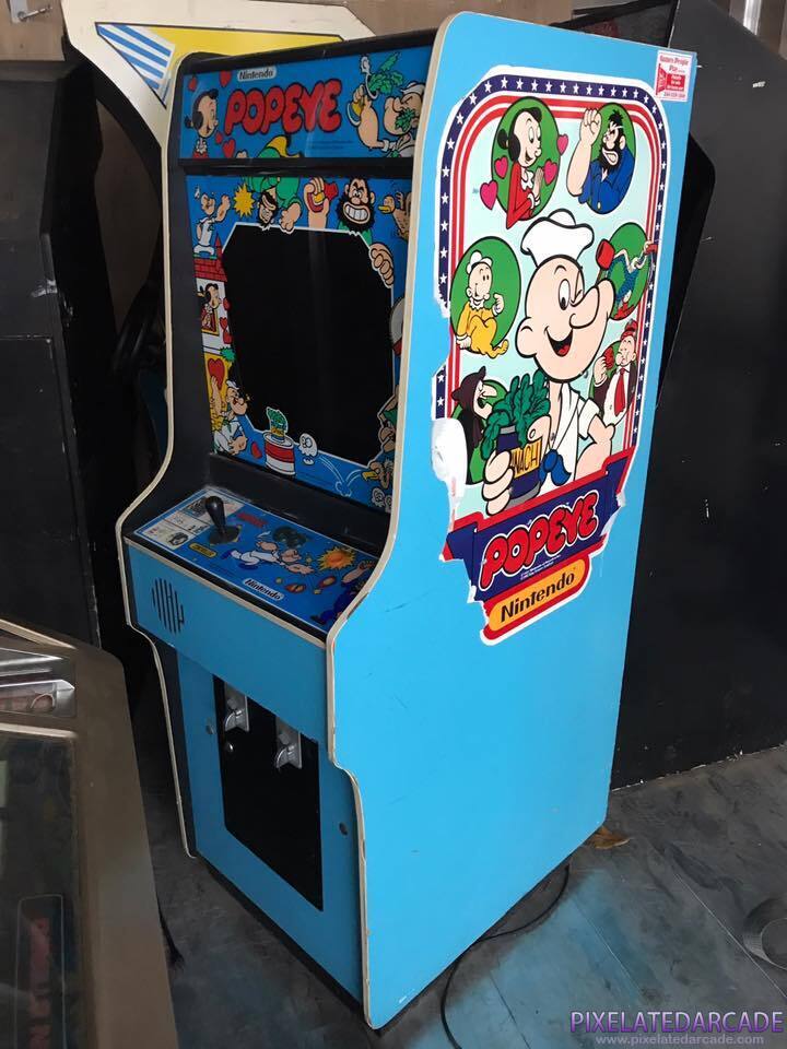 Popeye Photo: Popeye arcade cabinet
