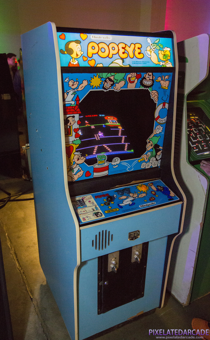 Popeye Photo: Popeye arcade cabinet