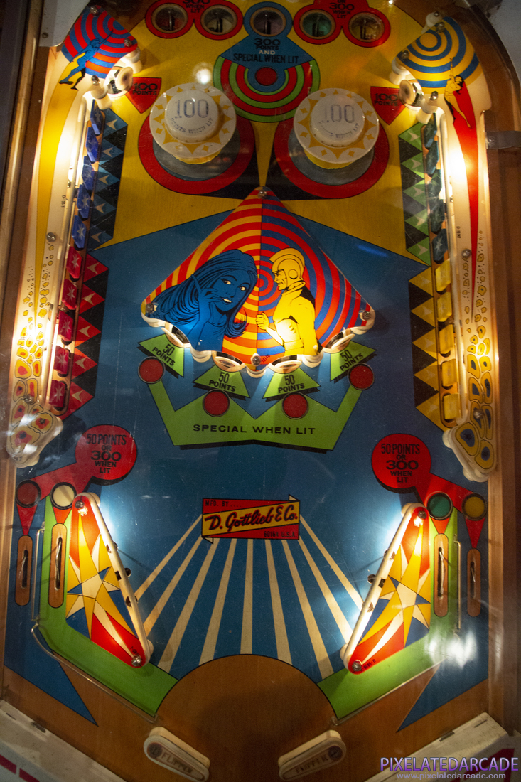 2001 Photo: 2001 playfield - Illuminated