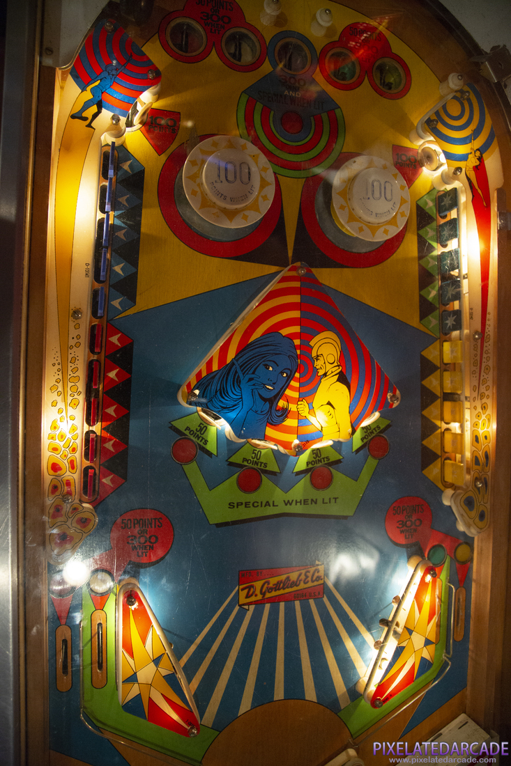 2001 Photo: 2001 playfield - Illuminated