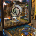 Backglass and upper playfield