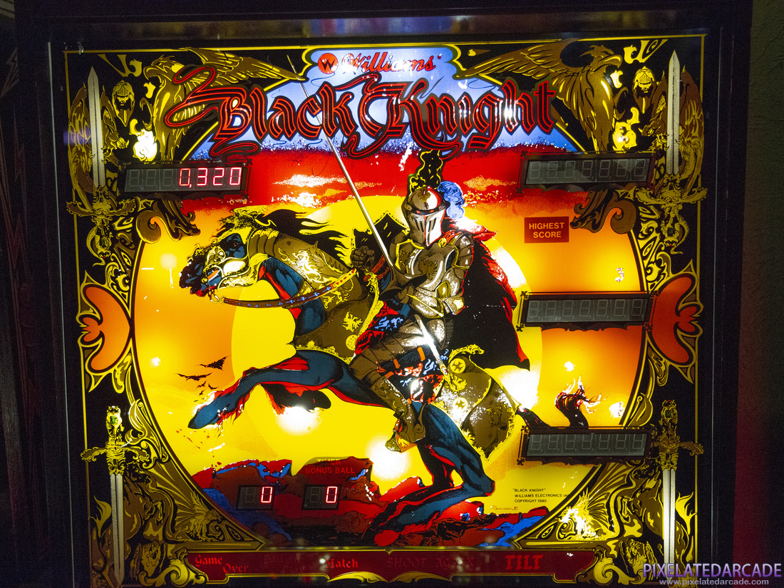 Black Knight Photo: Black Knight Limited Edition - Backglass