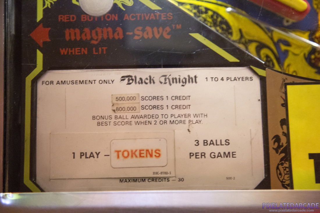 Black Knight Photo: Black Knight Limited Edition - Scoring card