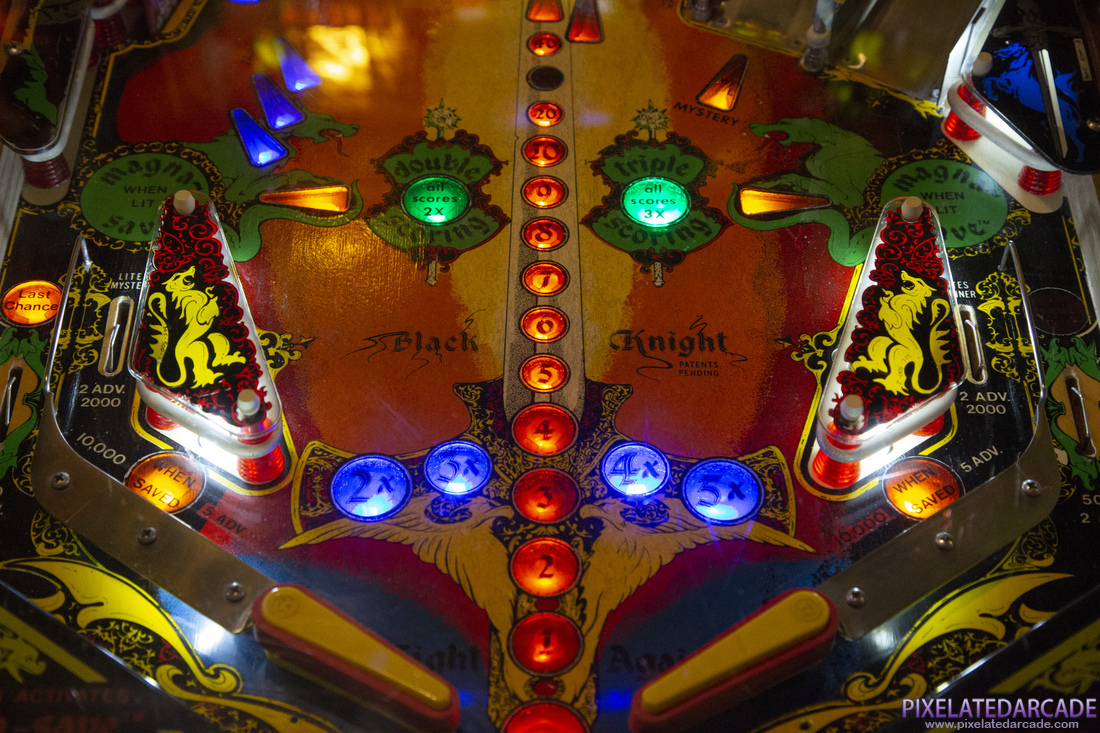 Black Knight Photo: Black Knight Limited Edition lower playfield