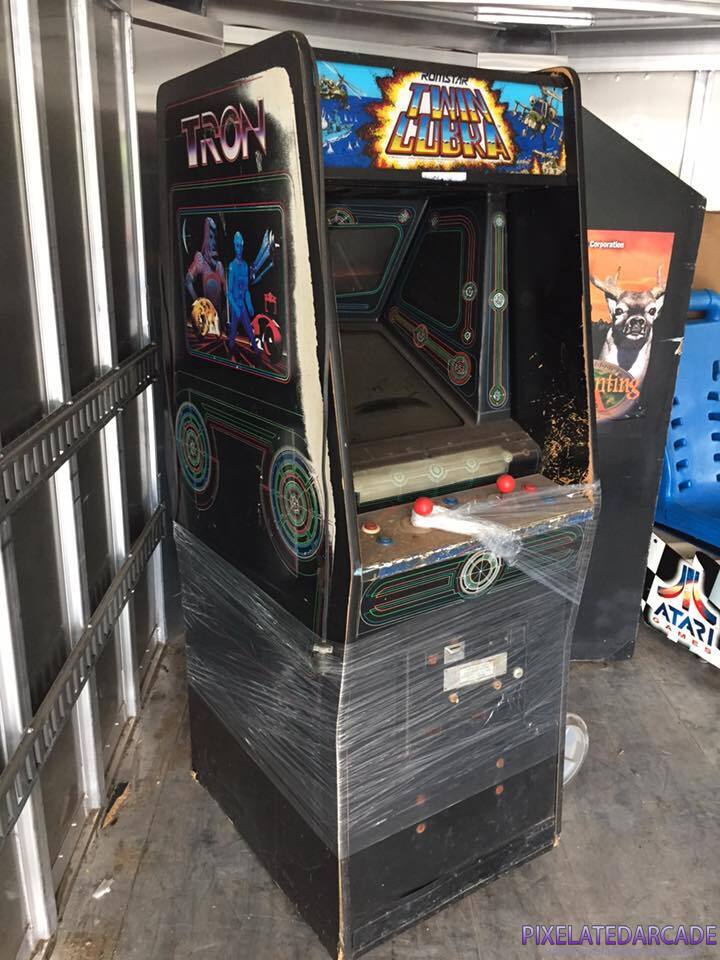Twin Cobra Photo: Twin Cobra in TRON cabinet.