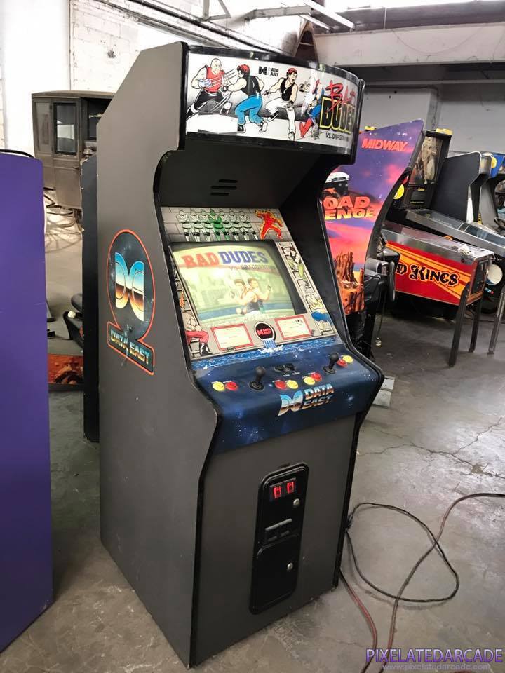 Bad Dudes vs. Dragon Ninja Photo: Bad Dudes arcade cabinet