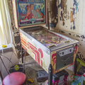 Old Chicago pinball cabinet