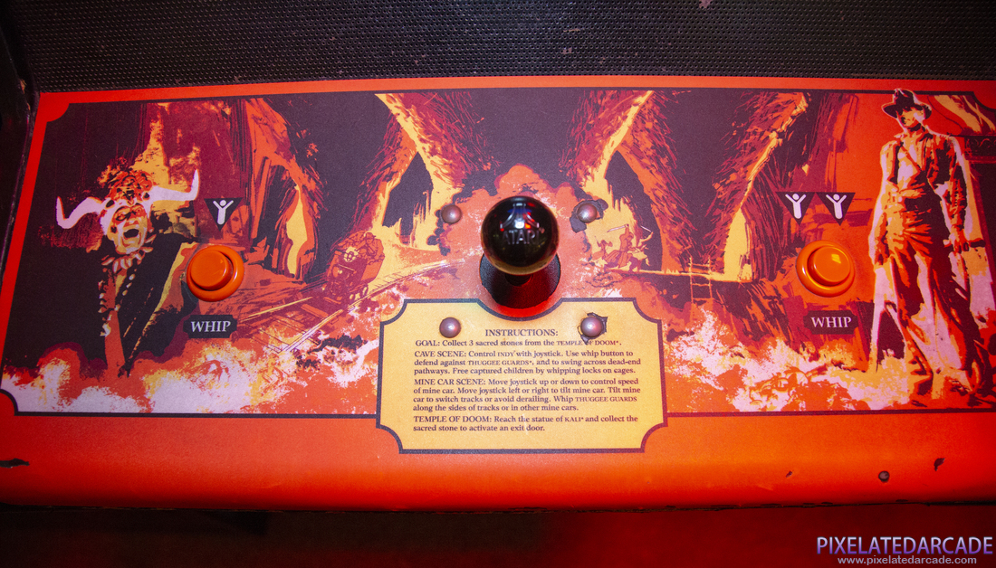 Indiana Jones and the Temple of Doom Photo: Indiana Jones and the Temple of Doom arcade - Controls