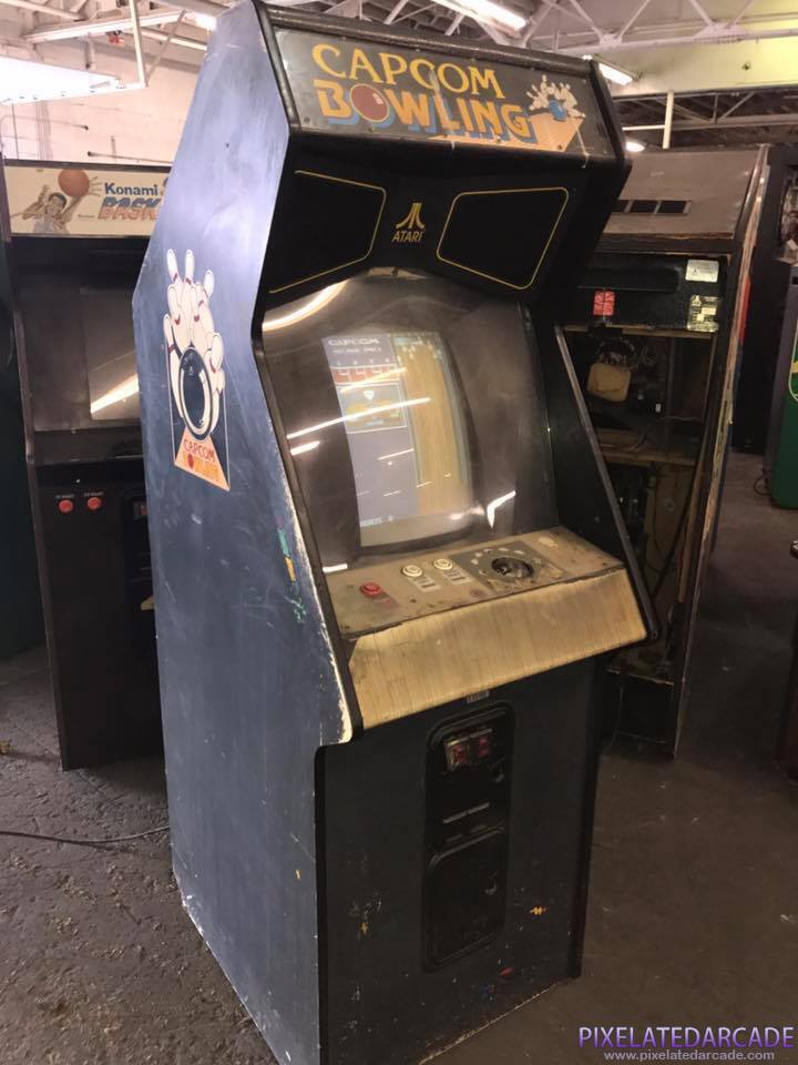 Capcom Bowling Photo: Capcom Bowling in Millipede cabinet