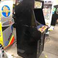 Capcom Bowling in Q*bert cabinet - Side