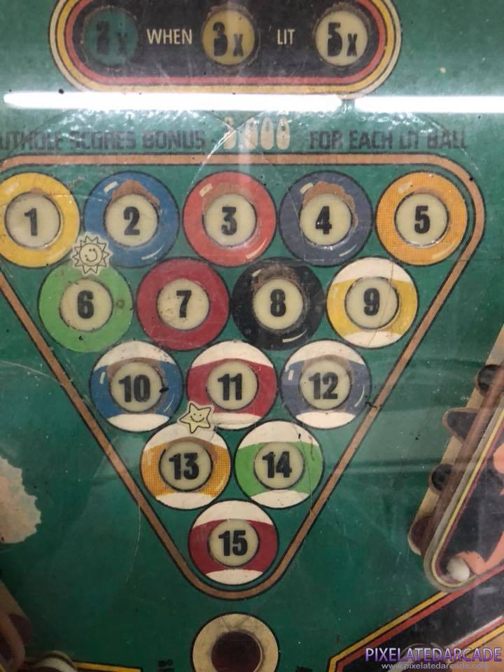 Eight Ball Photo: Playfield detail