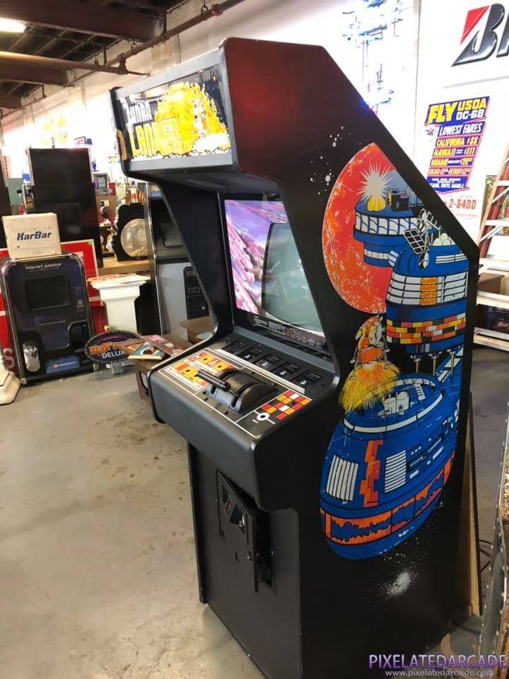Lunar Lander Photo: Lunar Lander arcade cabinet - Right Side