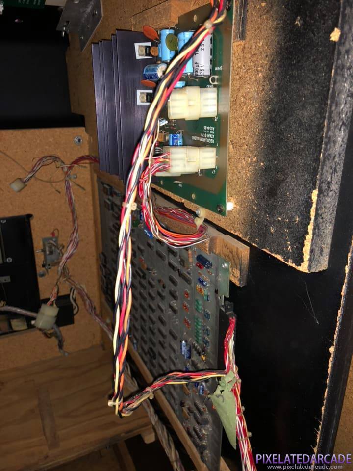 Lunar Lander Photo: Lunar Lander arcade cabinet - Inside